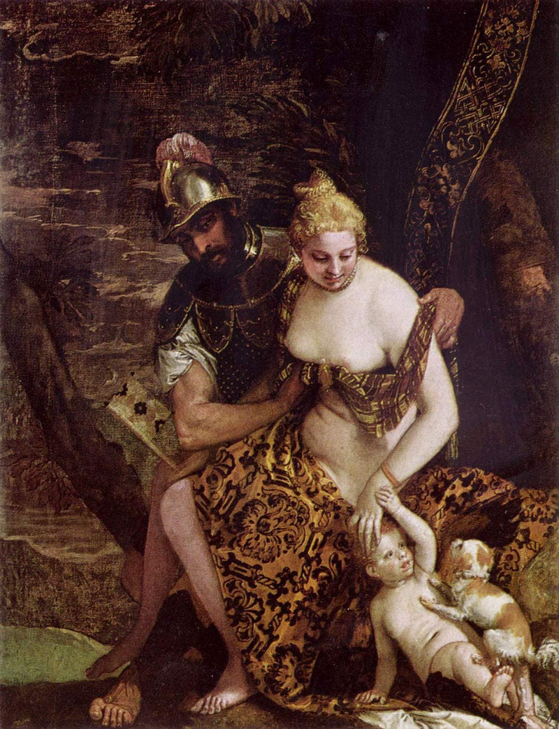 Mars and Venus by Paolo Veronese, Oil Painting Reproduction