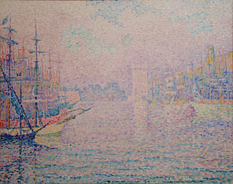 Marseille, an Old Port by Paul Signac — Oil Painting Reproduction