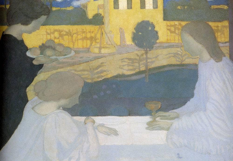 Martha And Mary by Maurice Denis — Oil Painting Reproduction