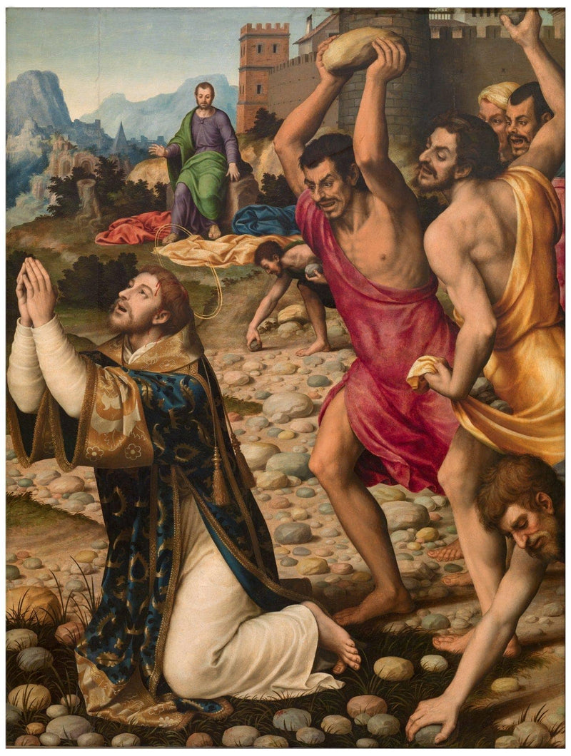 Martirio De San Esteban by Vicente Juan Masip — Oil Painting Reproduction
