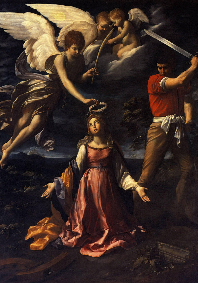 Martyrdom of Saint Catherine of Alexandria by Guido Reni — Oil Painting Reproduction
