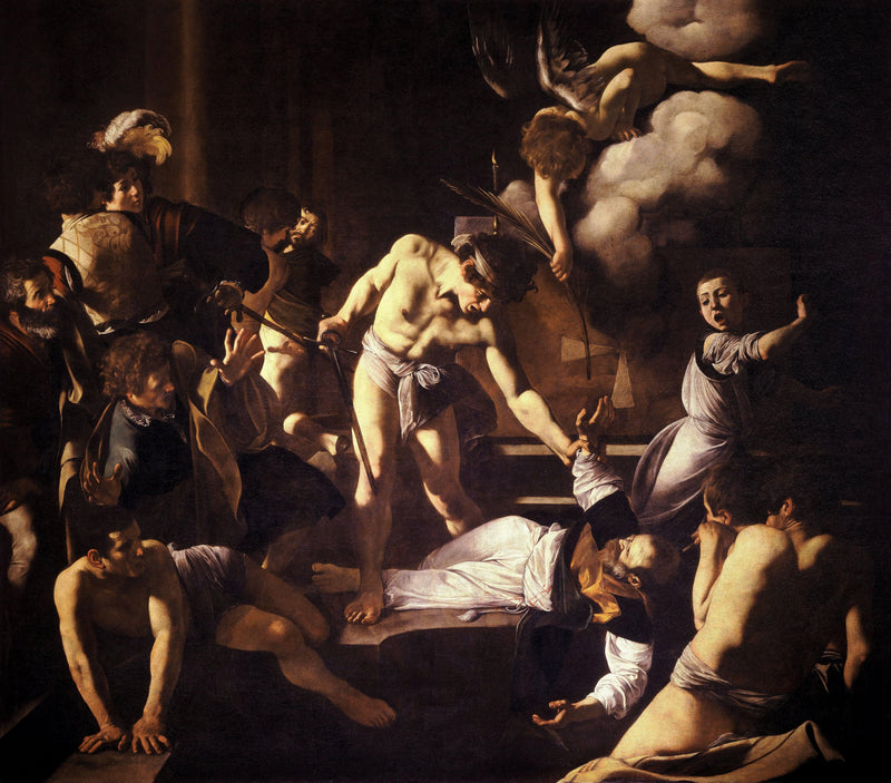 The Martyrdom of Saint Matthew by Caravaggio — Oil Painting Reproduction