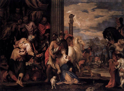 Martyrdom of St Justina in living room