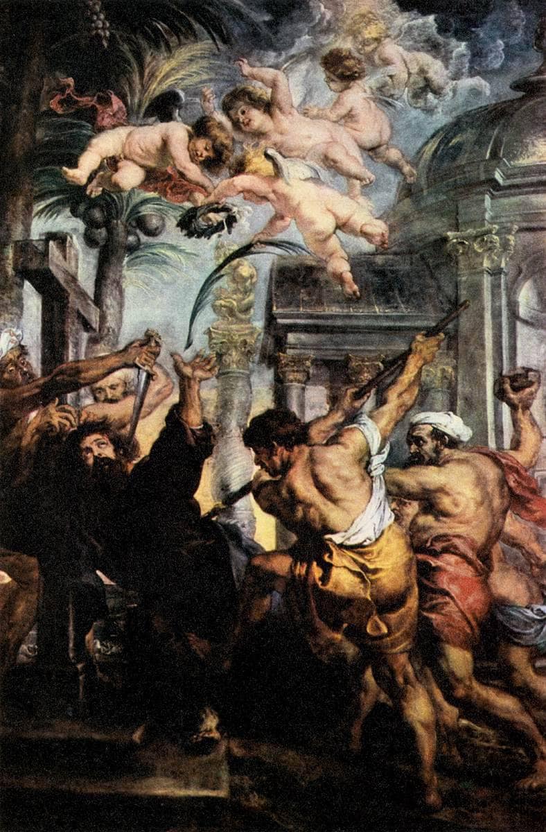 Martyrdom of St. Thomas by Peter Paul Rubens — Oil Painting Reproduction