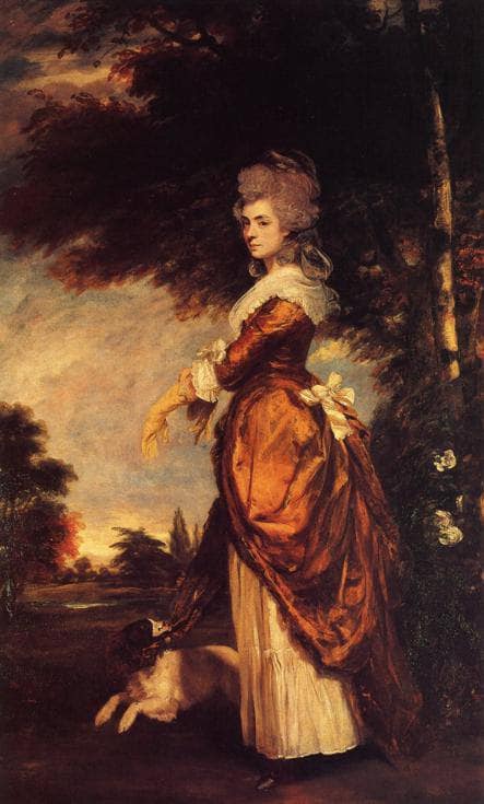 Mary Amelia, 1st Marchioness of Salisbury by Joshua Reynolds — Oil Painting Reproduction