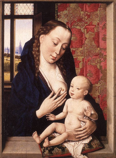 Mary and Child in hallway