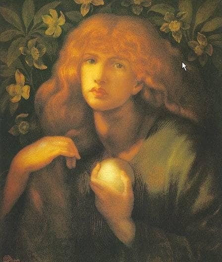 Mary Magdalene by Dante Gabriel Rossetti — Oil Painting Reproduction