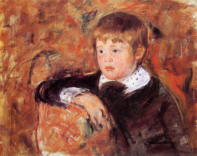 Master Robert Kelso Cassatt in kitchen