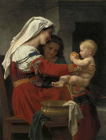 Maternal Admiration - The Bath in home office
