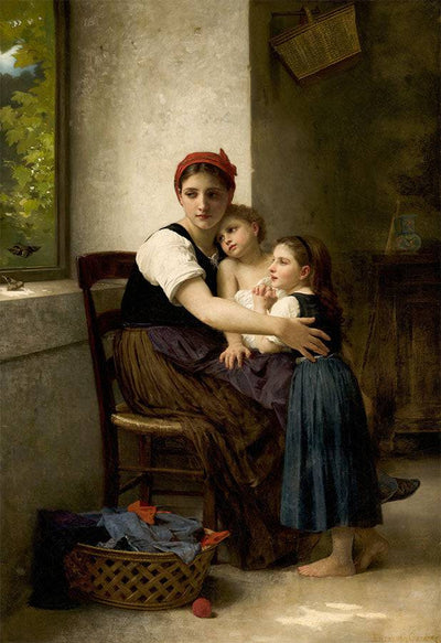 Maternity in hallway