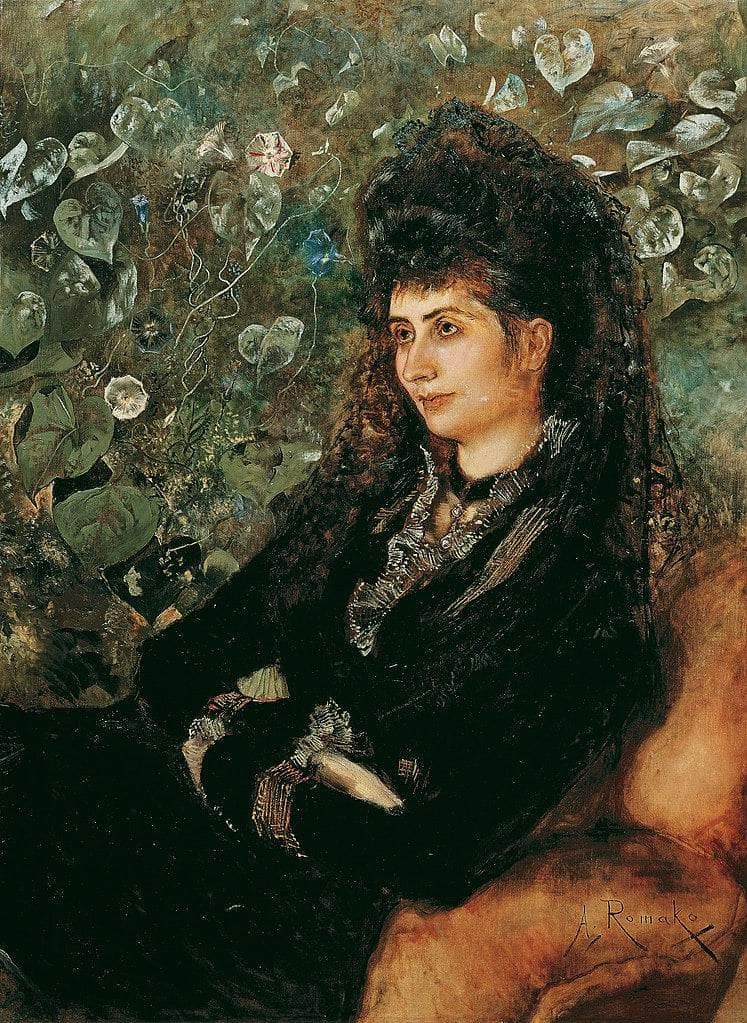 Mathilde Stern, née Porges by Anton Romako — Oil Painting Reproduction