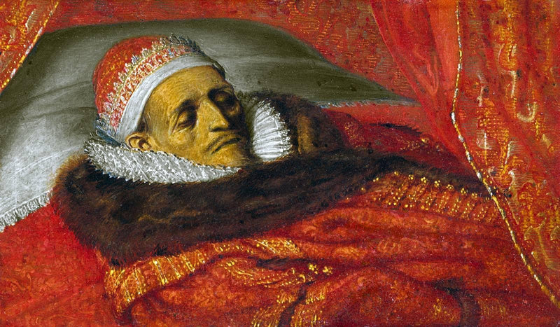 Maurice (1567-1625), Prince of Orange, Lying in State by Adriaen van de Venne — Oil Painting Reproduction