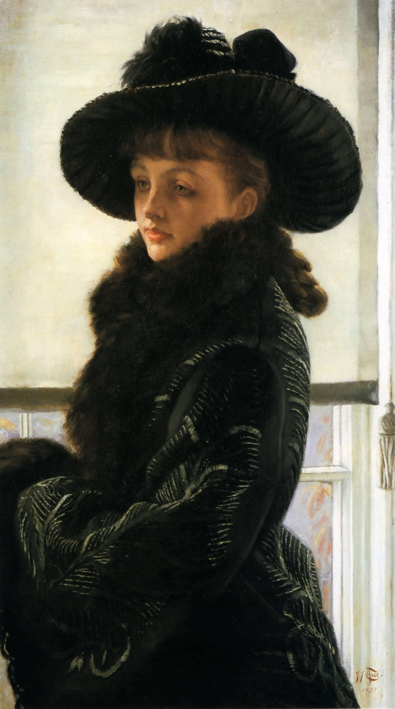Mavourneen (Portrait of Kathleen Newton) by James Tissot — Oil Painting Reproduction