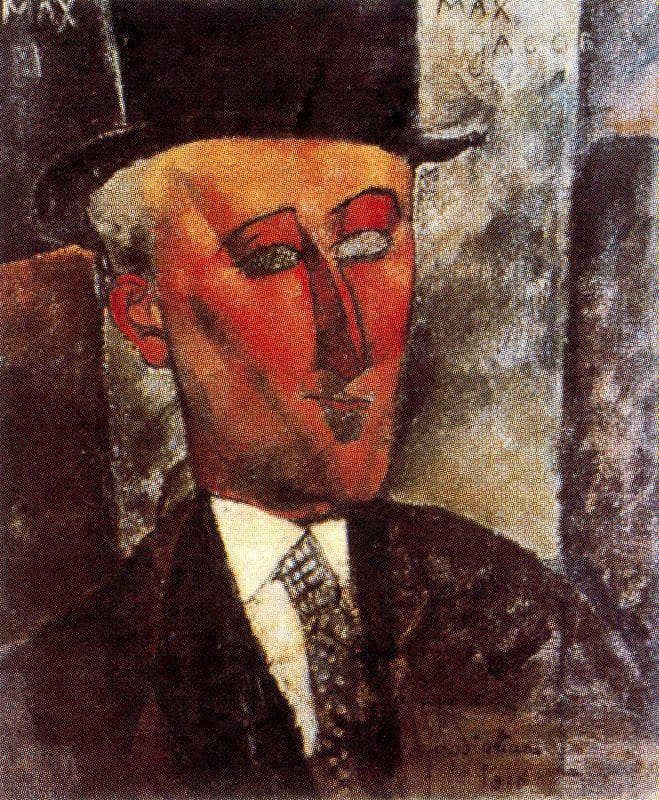 Max Jacob by Amedeo Modigliani — Oil Painting Reproduction