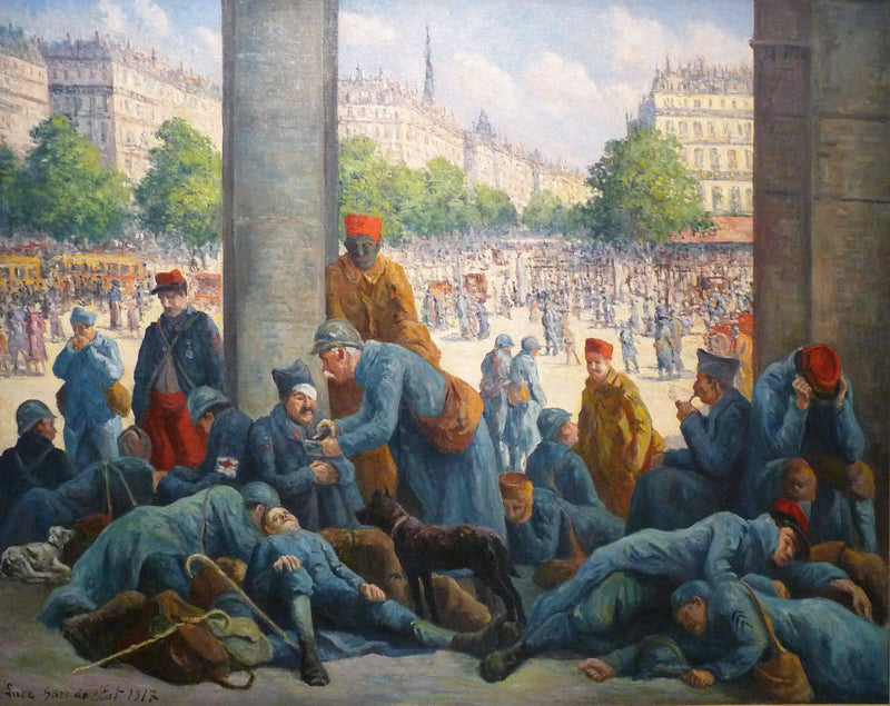 La Gare De L'est by Maximilien Luce — Oil Painting Reproduction