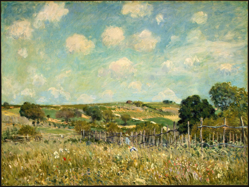 Meadow by Alfred Sisley — Oil Painting Reproduction