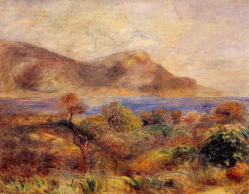 Mediteranean Landscape by Pierre-Auguste Renoir — Oil Painting Reproduction