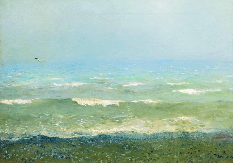 Mediterranean Seacoast by Isaac Levitan — Oil Painting Reproduction