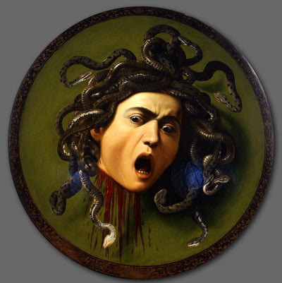 Medusa in kitchen