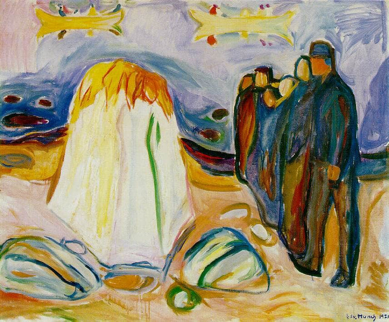 Meeting by Edvard Munch — Oil Painting Reproduction