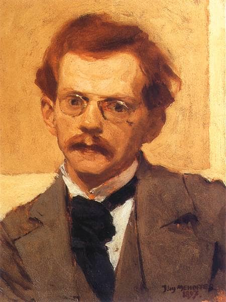 Self Portrait by Józef Mehoffer — Oil Painting Reproduction