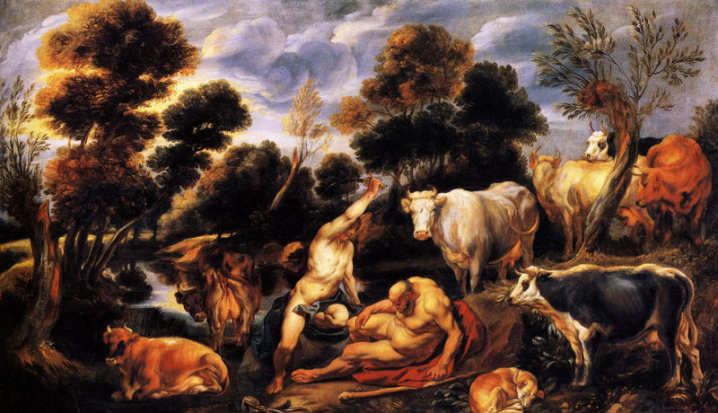 Mercure killing Argos by Jacob Jordaens — Oil Painting Reproduction
