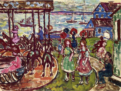 Merry Go Round in hallway