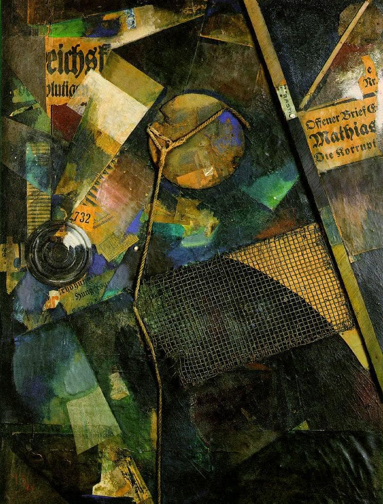 Merz Picture 25A: The Star Picture by Kurt Schwitters — Oil Painting Reproduction