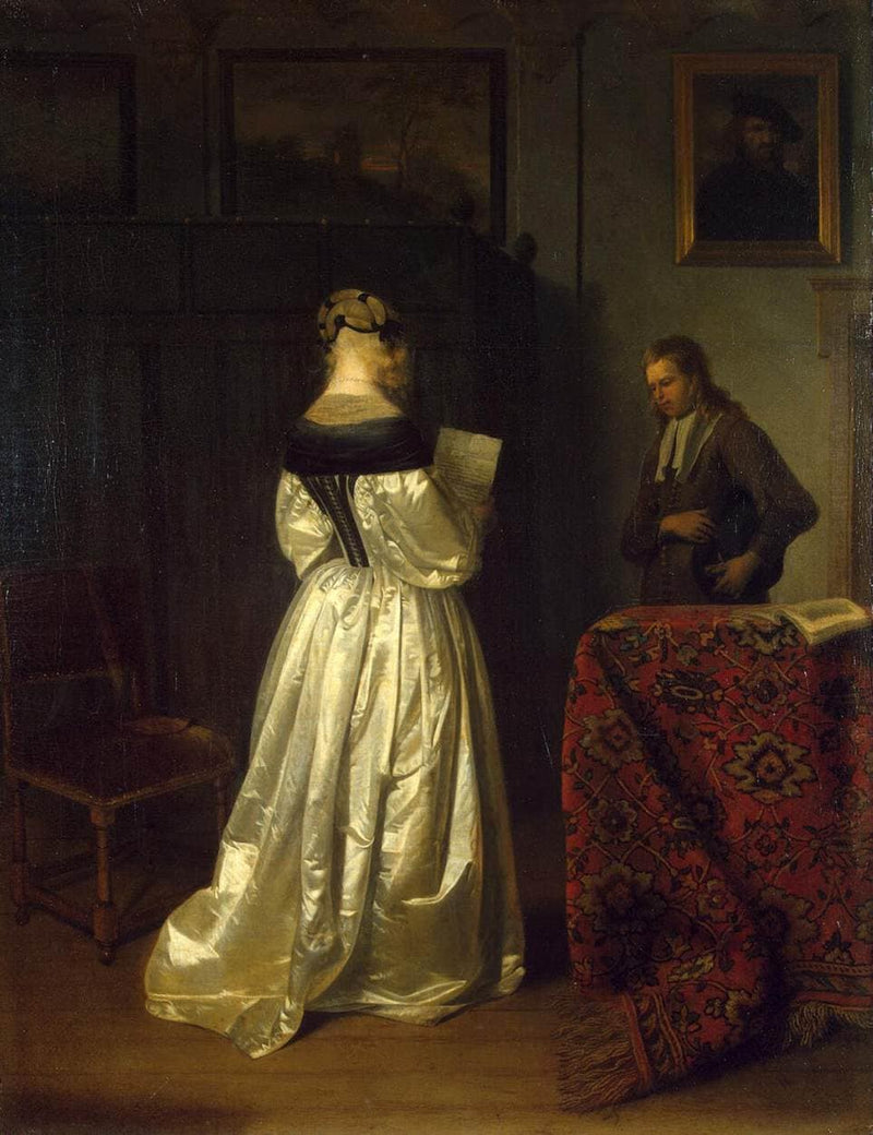 Messenger by Gerard Terborch — Oil Painting Reproduction