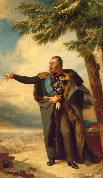 Michail Illarionovich Kutuzov, Russian Field Marshal in entryway