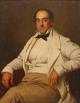 Portrait of Michel Douradou Bringier by Jacques Amans — Oil Painting Reproduction