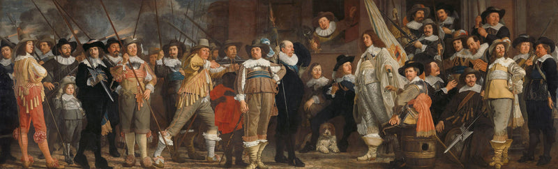 Militia Company of District VIII under the Command of Captain Roelof Bicker by Bartholomeus van der Helst, Oil Painting Reproduction
