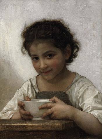 Milk Soup in entryway