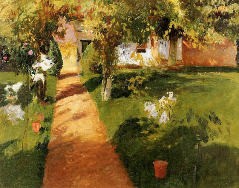 Millet's Garden by John Singer Sargent — Oil Painting Reproduction