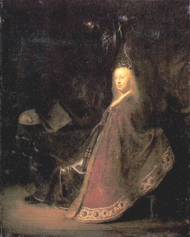 Minerva by Rembrandt — Oil Painting Reproduction