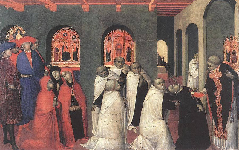 Miracle of the Eucharist by Il Sassetta (Stefano di Giovanni) — Oil Painting Reproduction