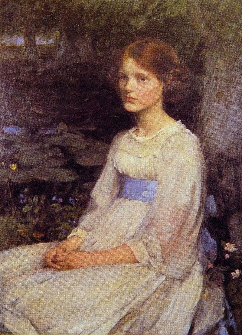 Miss Betty Pollock by John William Waterhouse — Oil Painting Reproduction