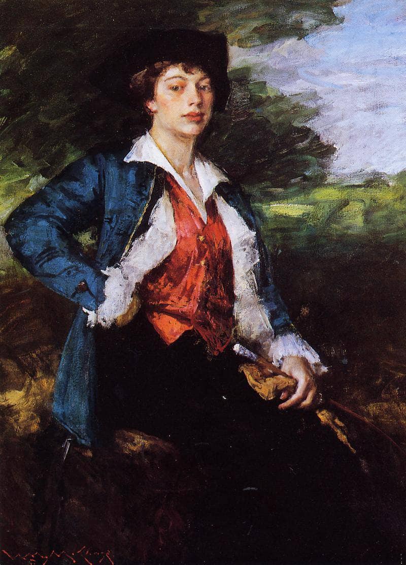 Miss L., aka Isabella Lathrop by William Merritt Chase — Oil Painting Reproduction