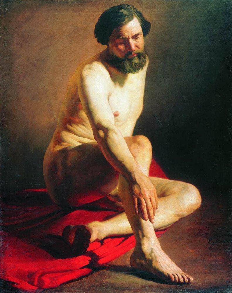 Model by Konstantin Makovsky — Oil Painting Reproduction