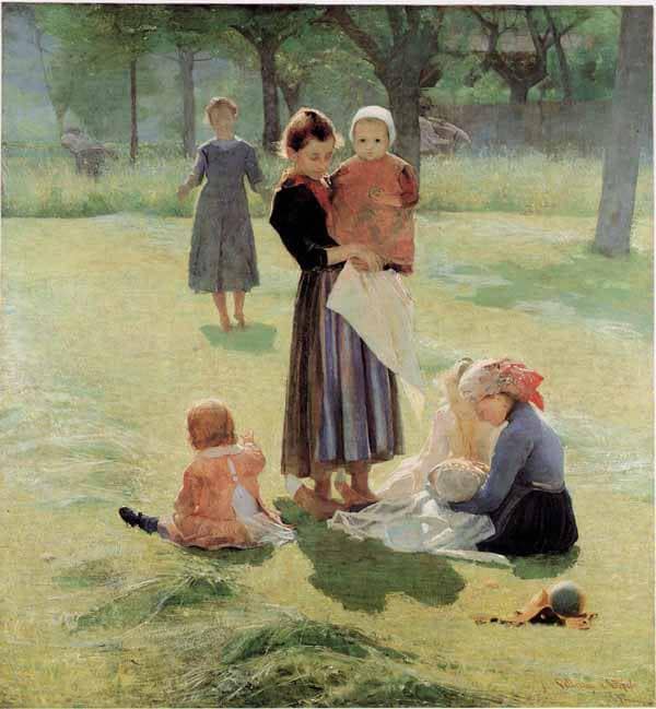 Mommy by Pellizza da Volpedo — Oil Painting Reproduction