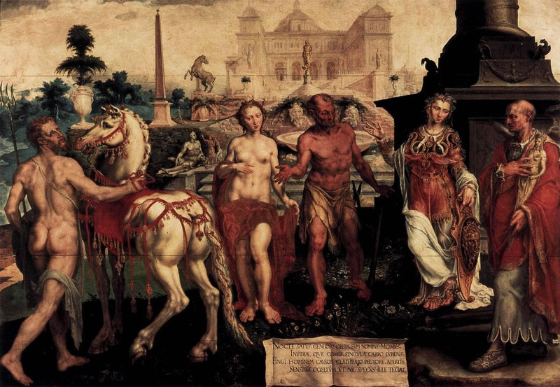 Momus Criticizes the Gods' Creations by Maerten van Heemskerck — Oil Painting Reproduction
