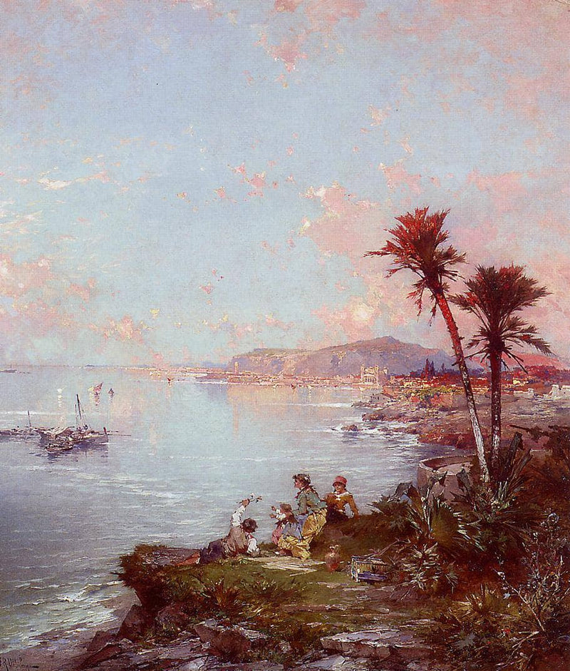 Monaco by Franz Richard Unterberger — Oil Painting Reproduction