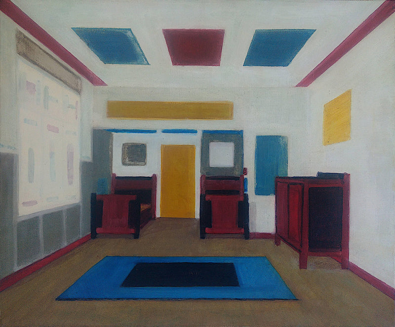 Mondrian Room by Gregorio Undurraga — Oil Painting Reproduction