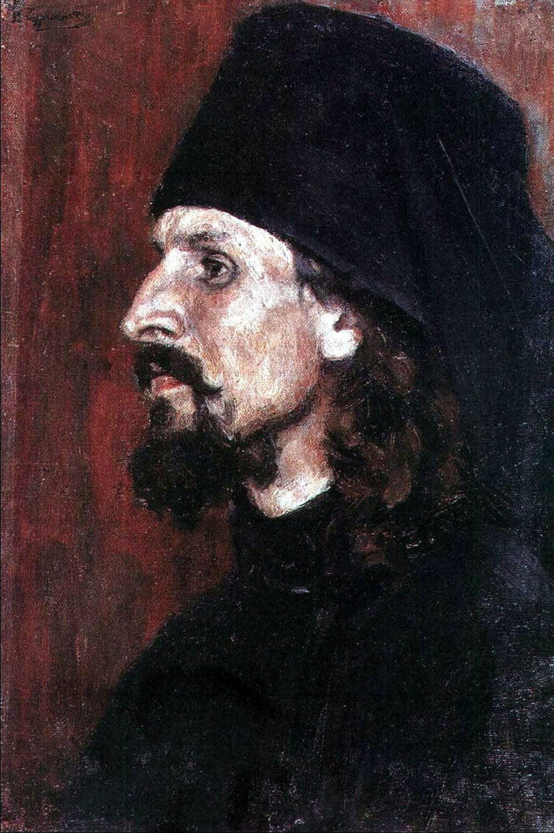 Monk by Vasily Surikov — Oil Painting Reproduction