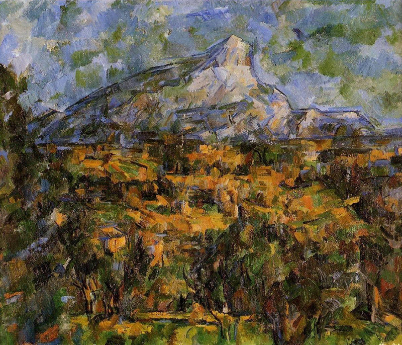 Mont Sainte-Victoire Seen from les Lauves by Paul Cezanne — Oil Painting Reproduction