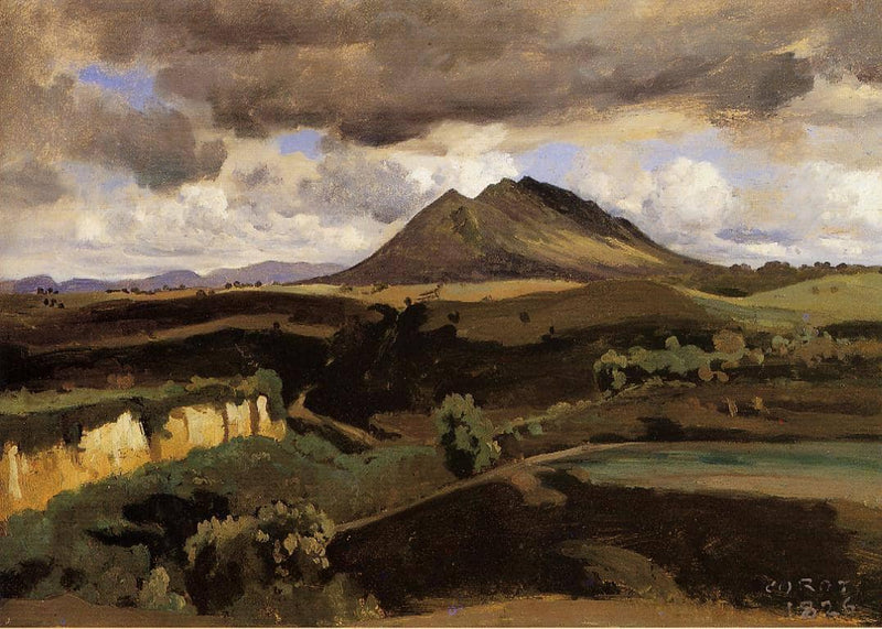 Mont Soracte by Camille Corot — Oil Painting Reproduction