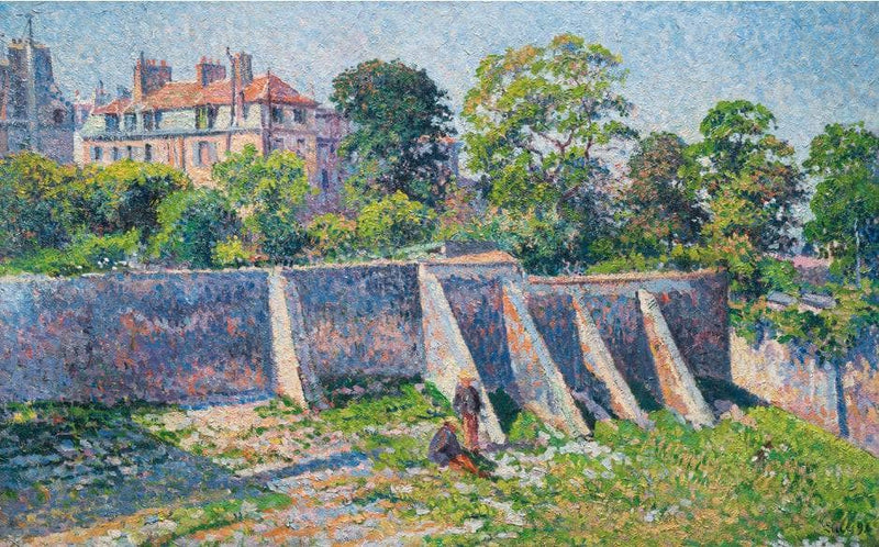 Montmartre, La Rue Des Saules by Maximilien Luce — Oil Painting Reproduction