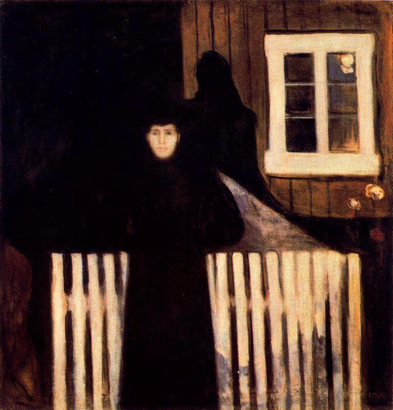 Moonlight by Edvard Munch — Oil Painting Reproduction