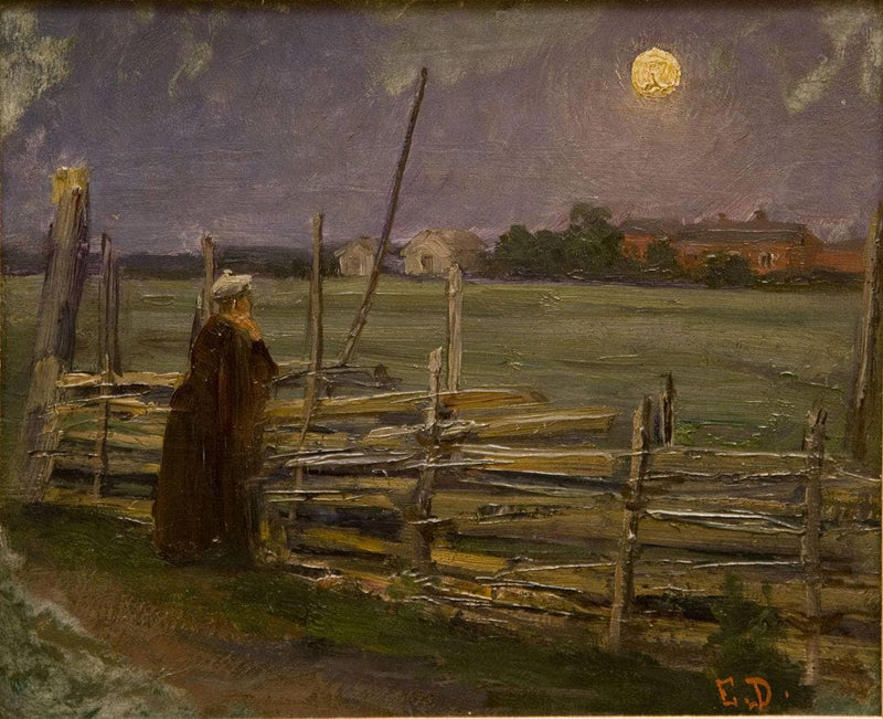 Moonlight by Elin Danielson-Gambogi — Oil Painting Reproduction