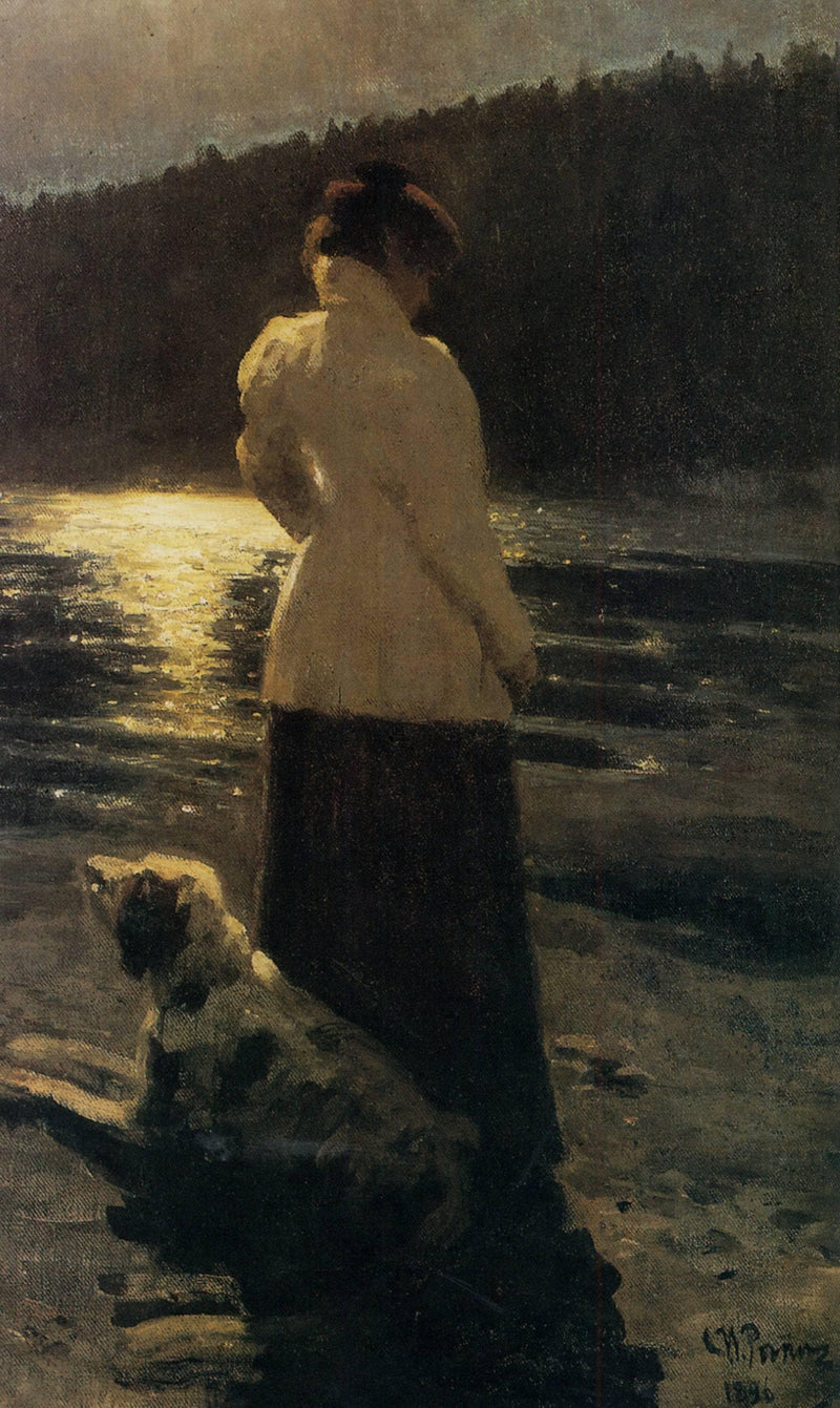 Moonlight by Ilya Repin — Oil Painting Reproduction